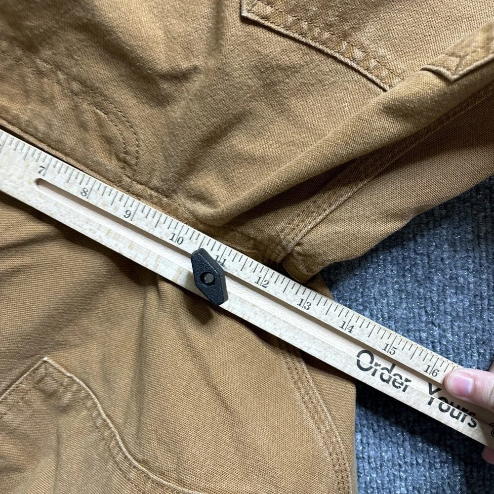 Carhartt Work Pants Men's 36x34 Brown Relaxed Fit‎ Double Front Duck 103334-211